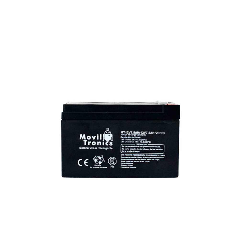 Batería seca 12V 7,5AH VRLA Libre de Mantenimiento