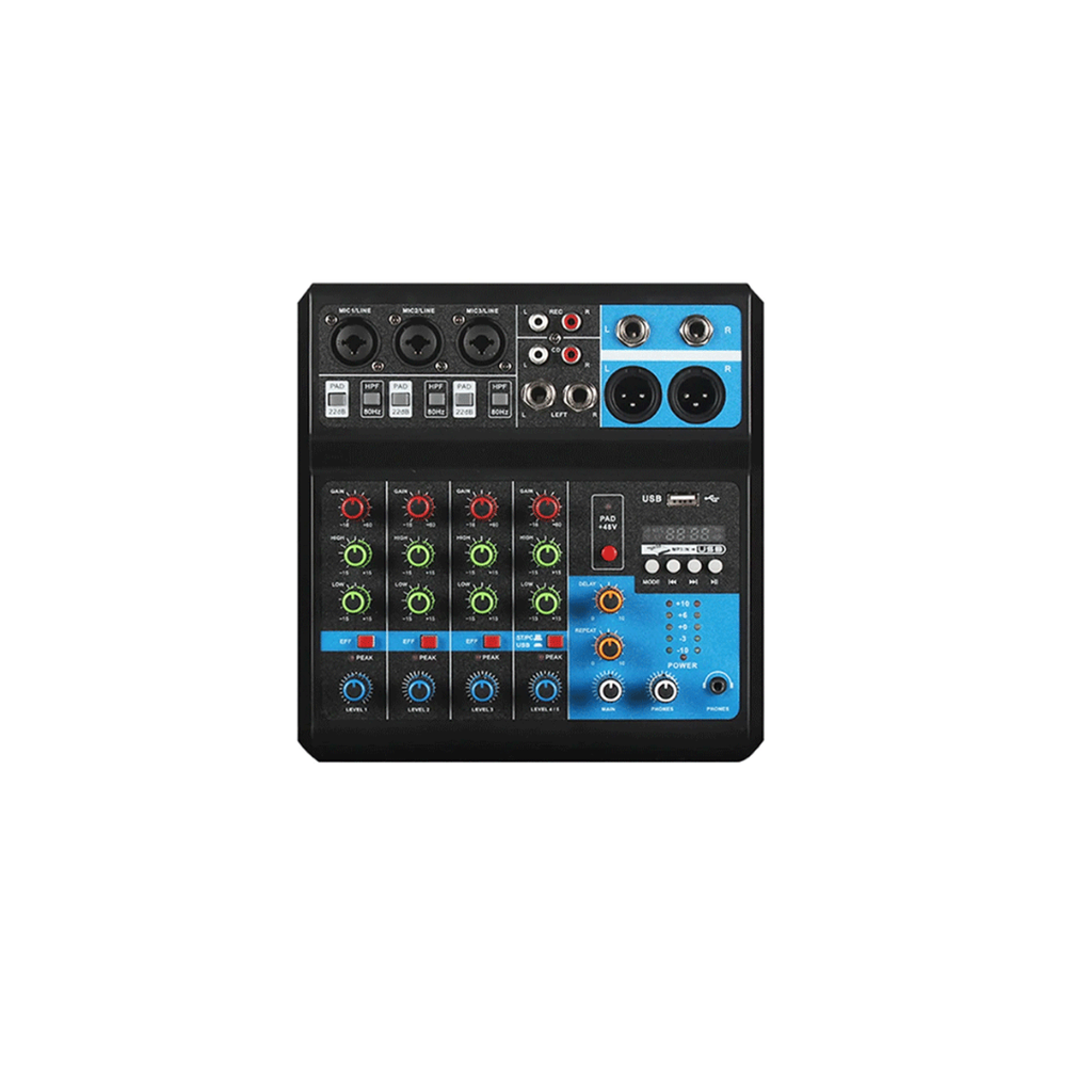 Mezclador 5 Canales Bluetooth