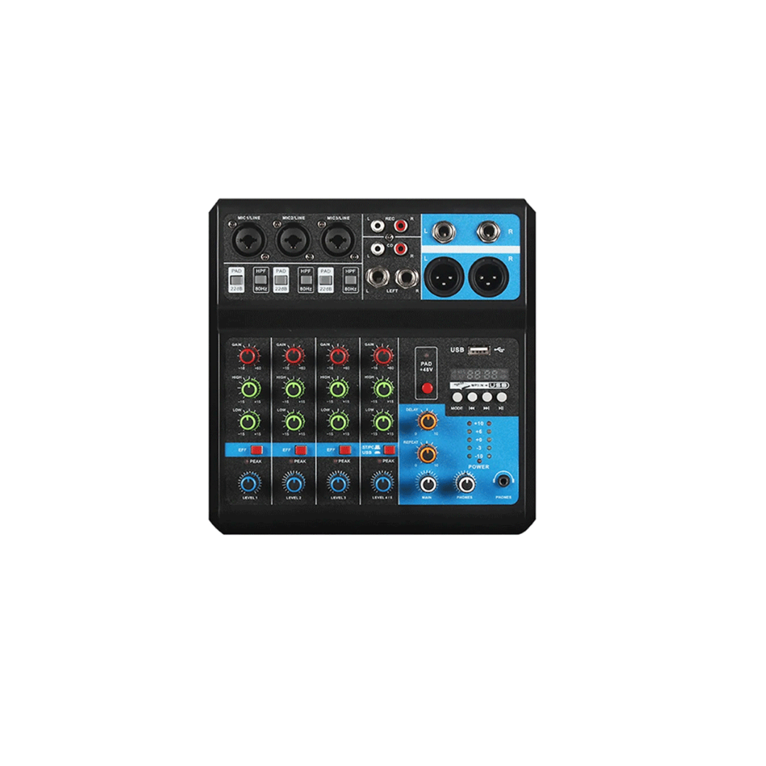 Mezclador 5 Canales Bluetooth