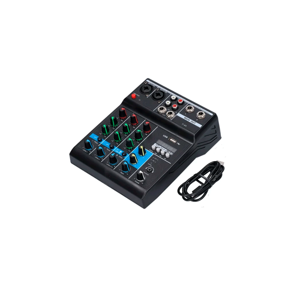 Mezclador 4 Canales Bluetooth