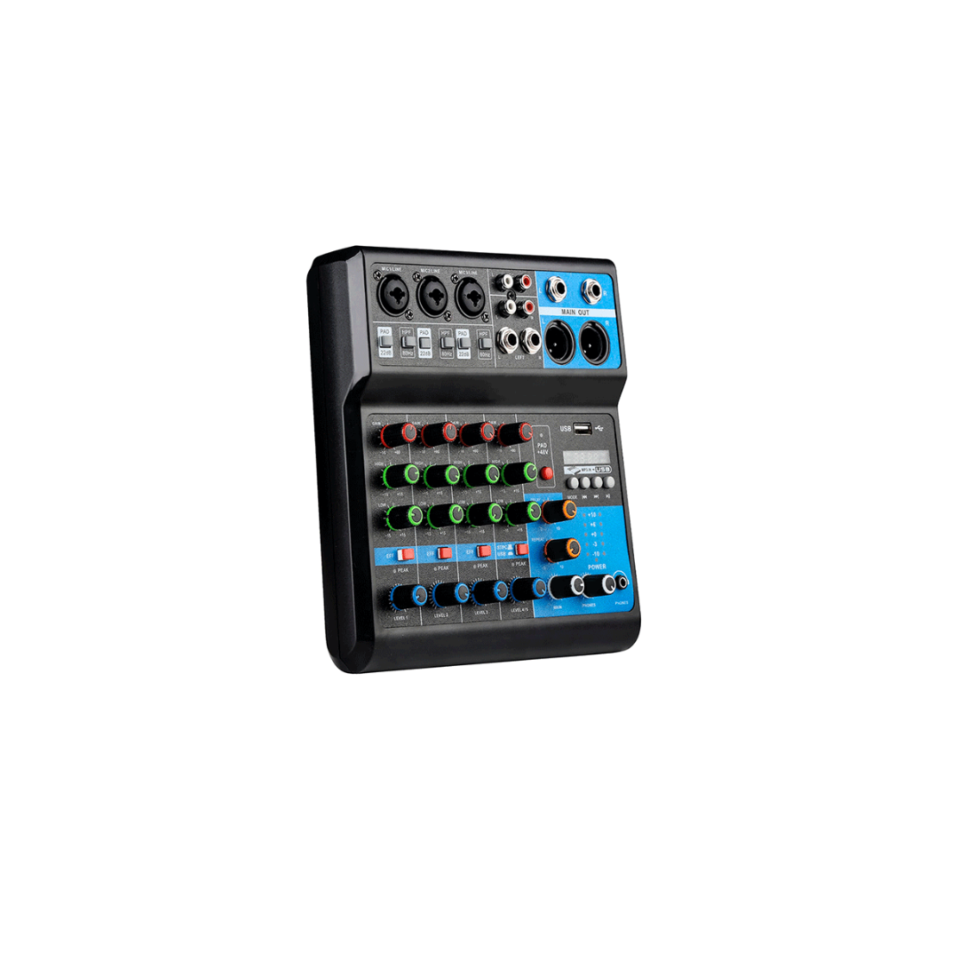 Mezclador 5 Canales Bluetooth