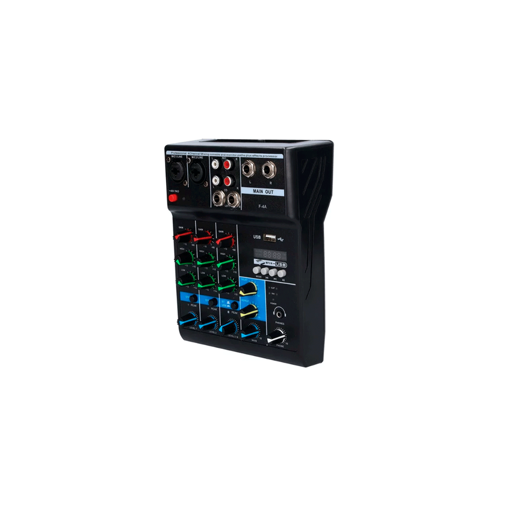Mezclador 4 Canales Bluetooth