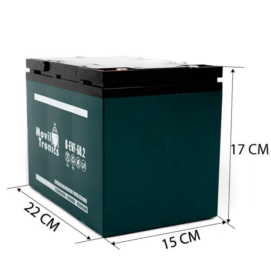 Batería Plomo Gel 12V 58AH