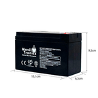 Batería Seca 12V 7,5AH VRLA Libre de Mantenimiento