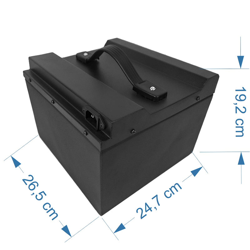 Batería Litio NMC 72V 30AH Caja Metálica