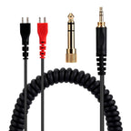Cable Espiral Para Audífonos Sennheiser Hd 25 Adaptador 6.3