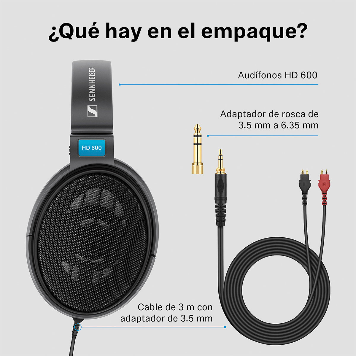 Audífonos Sennheiser HD 600 Hi-Fi
