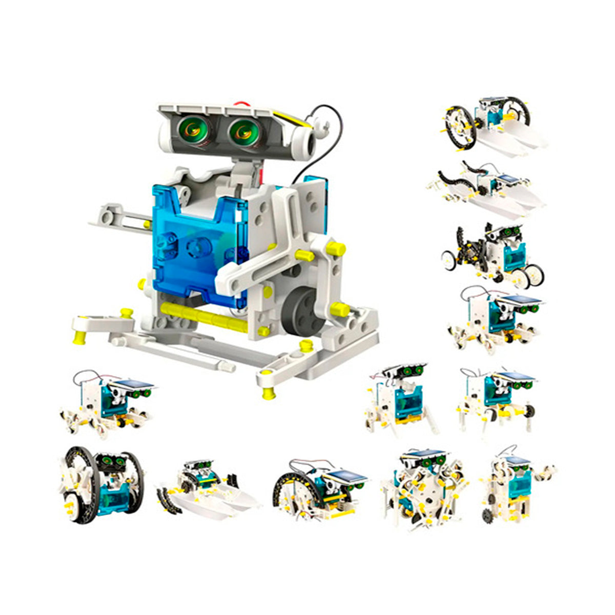 Kit Robot Solar 13 En 1 Juguete Didáctico Para Armar