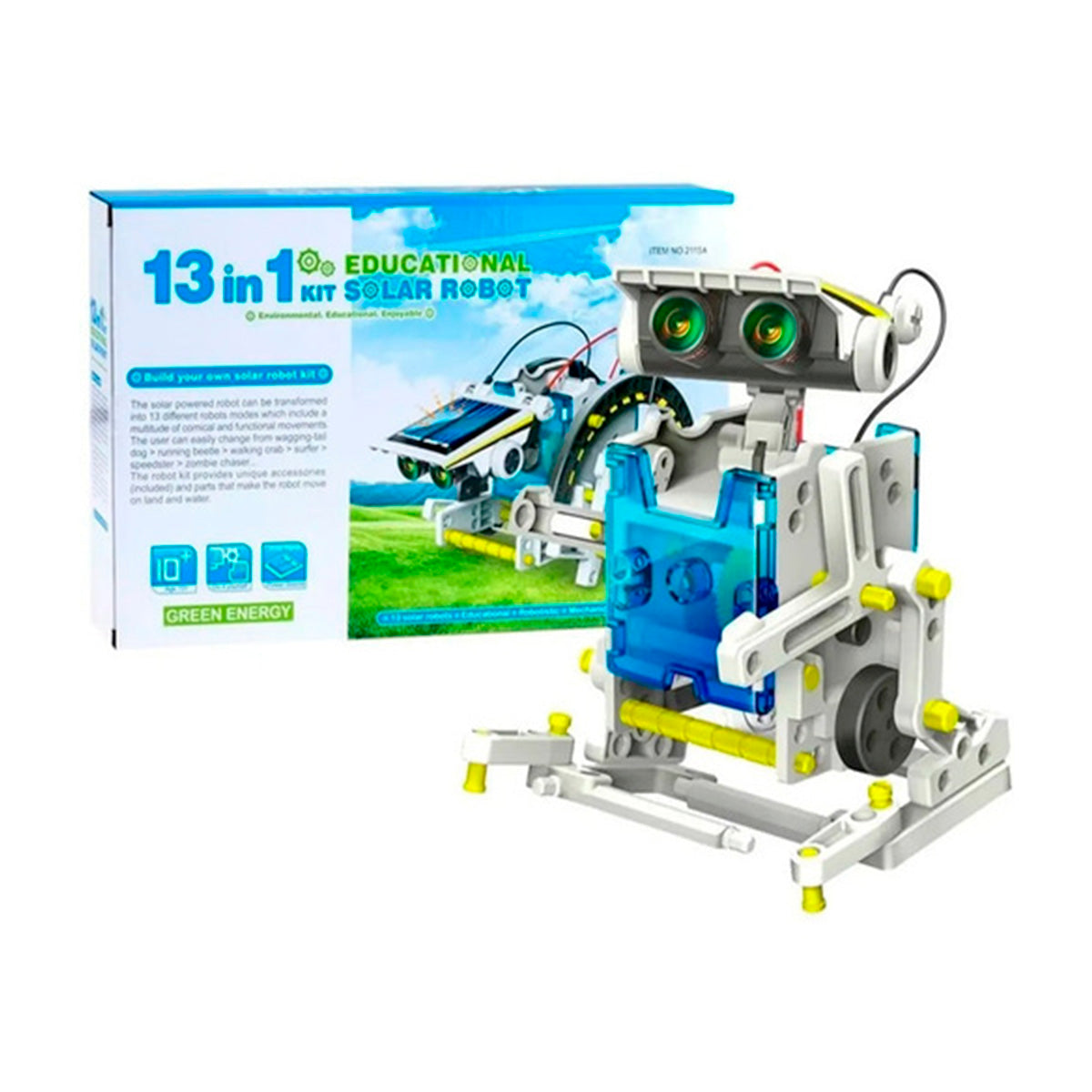 Kit Robot Solar 13 En 1 Juguete Didáctico Para Armar