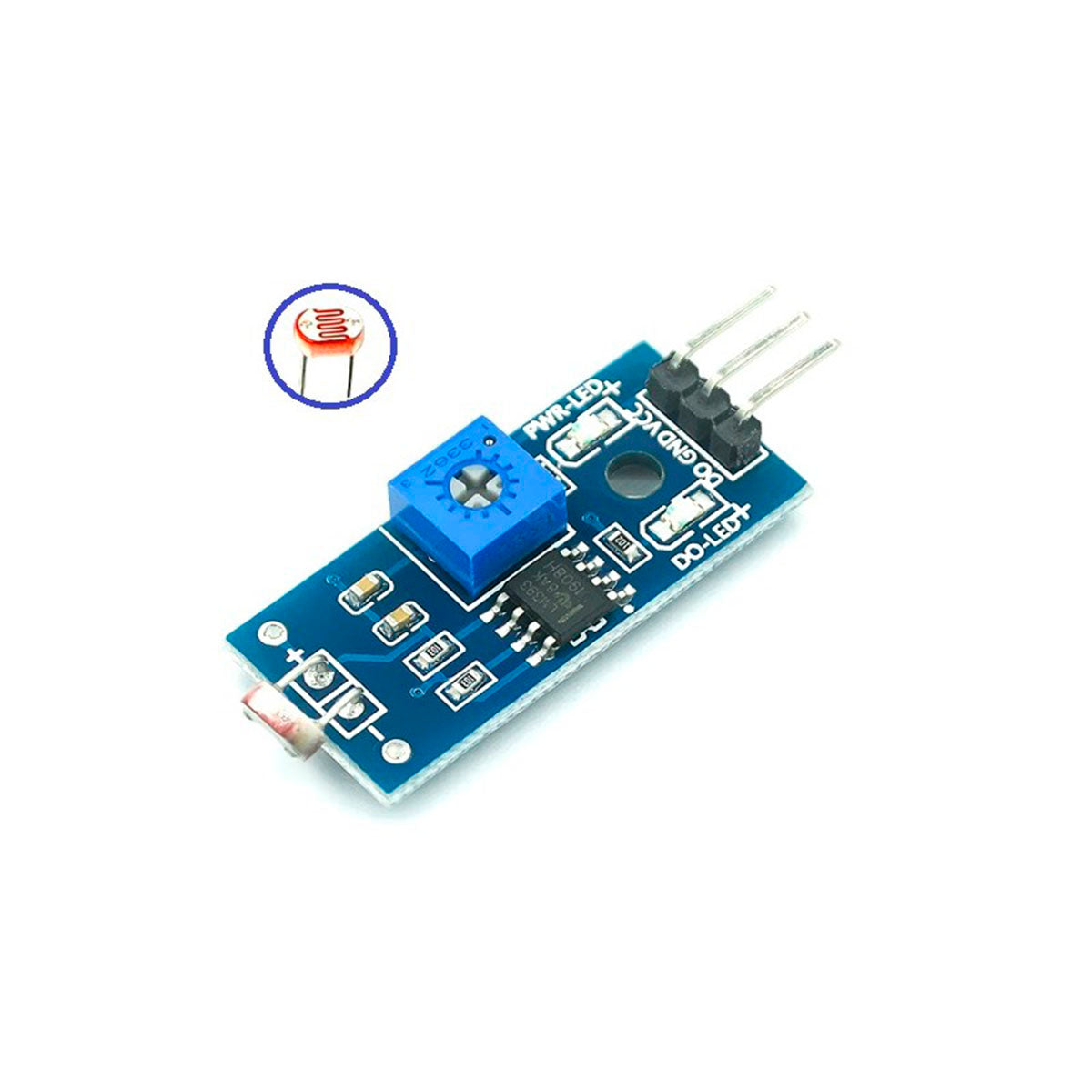 Sensor De Luz Con Fotocelda KY018 Arduino