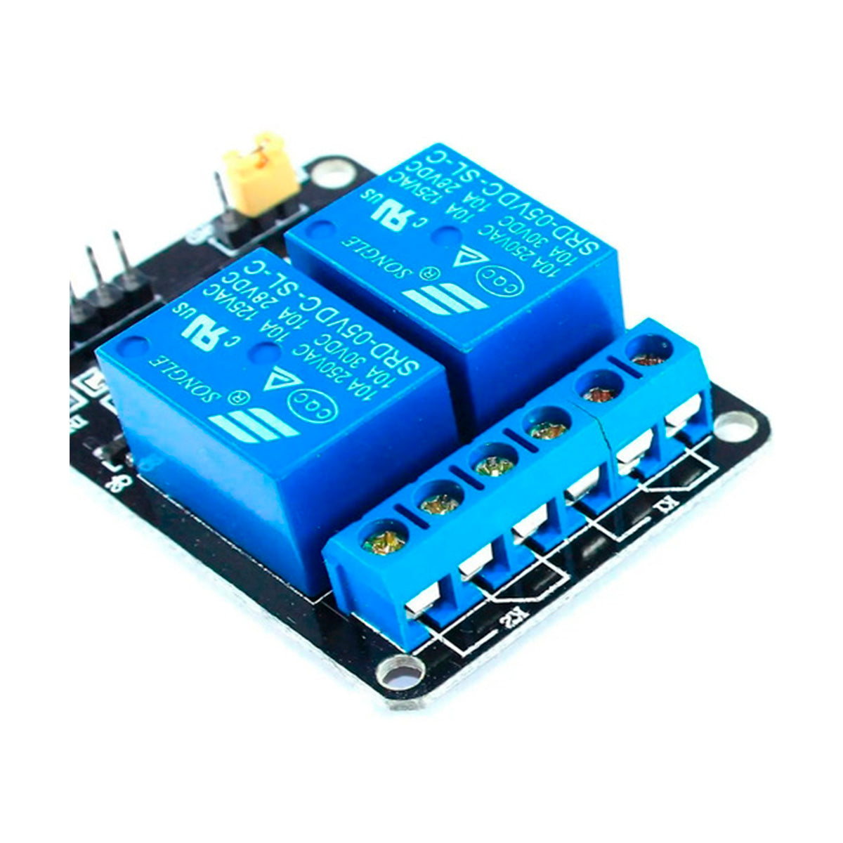 Módulo Relay 2 Canales Optoacopladas 5v Rele Arduino