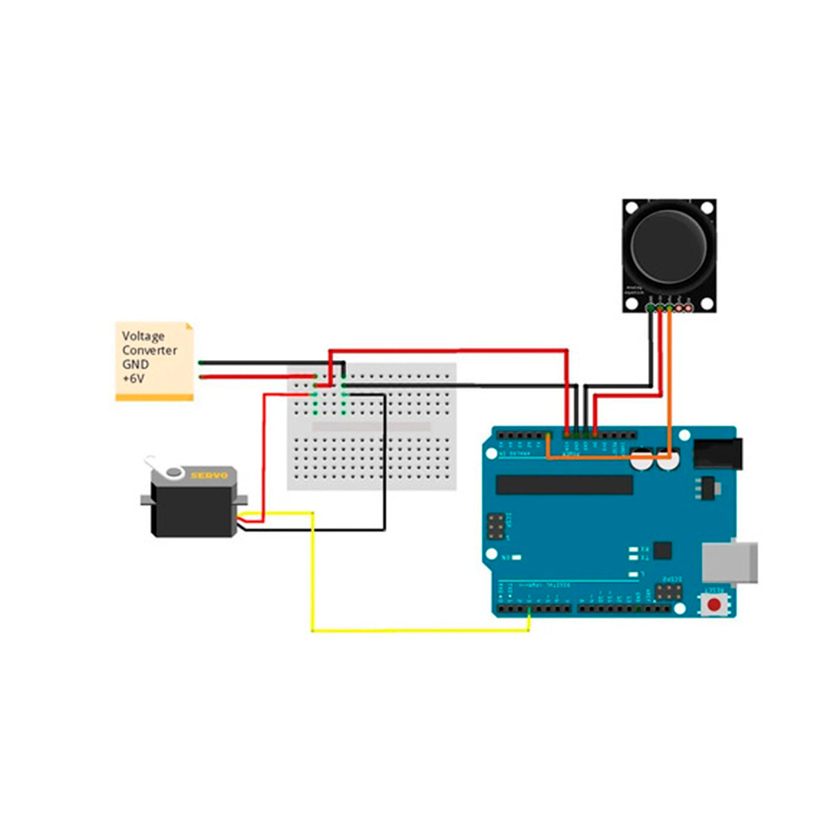 Módulo Joystick Ky-023 Analógico Switch Palanca Arduino