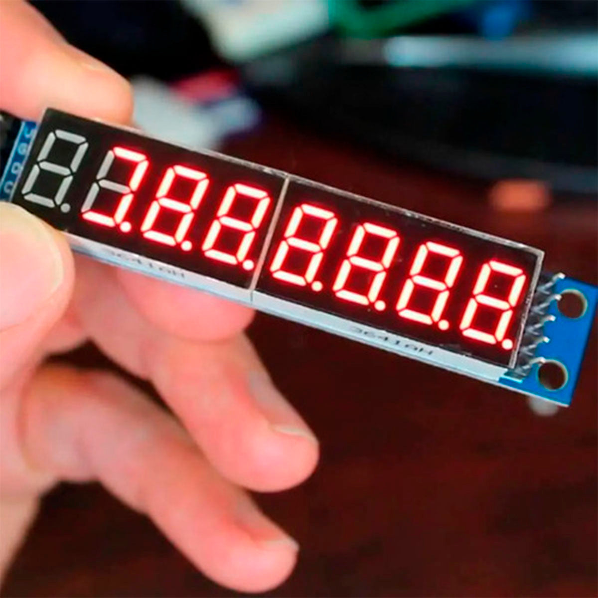 Módulo Display 7 Segmentos X 8 Dígitos Max7219 Arduino PIC