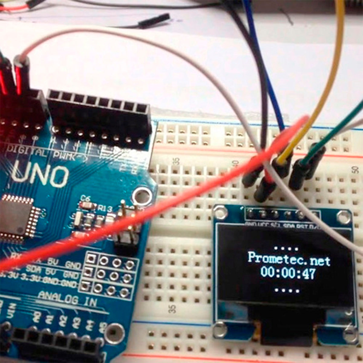 Pantalla Display Oled Azul 128x64 0.96 Pulgadas I2c Arduino