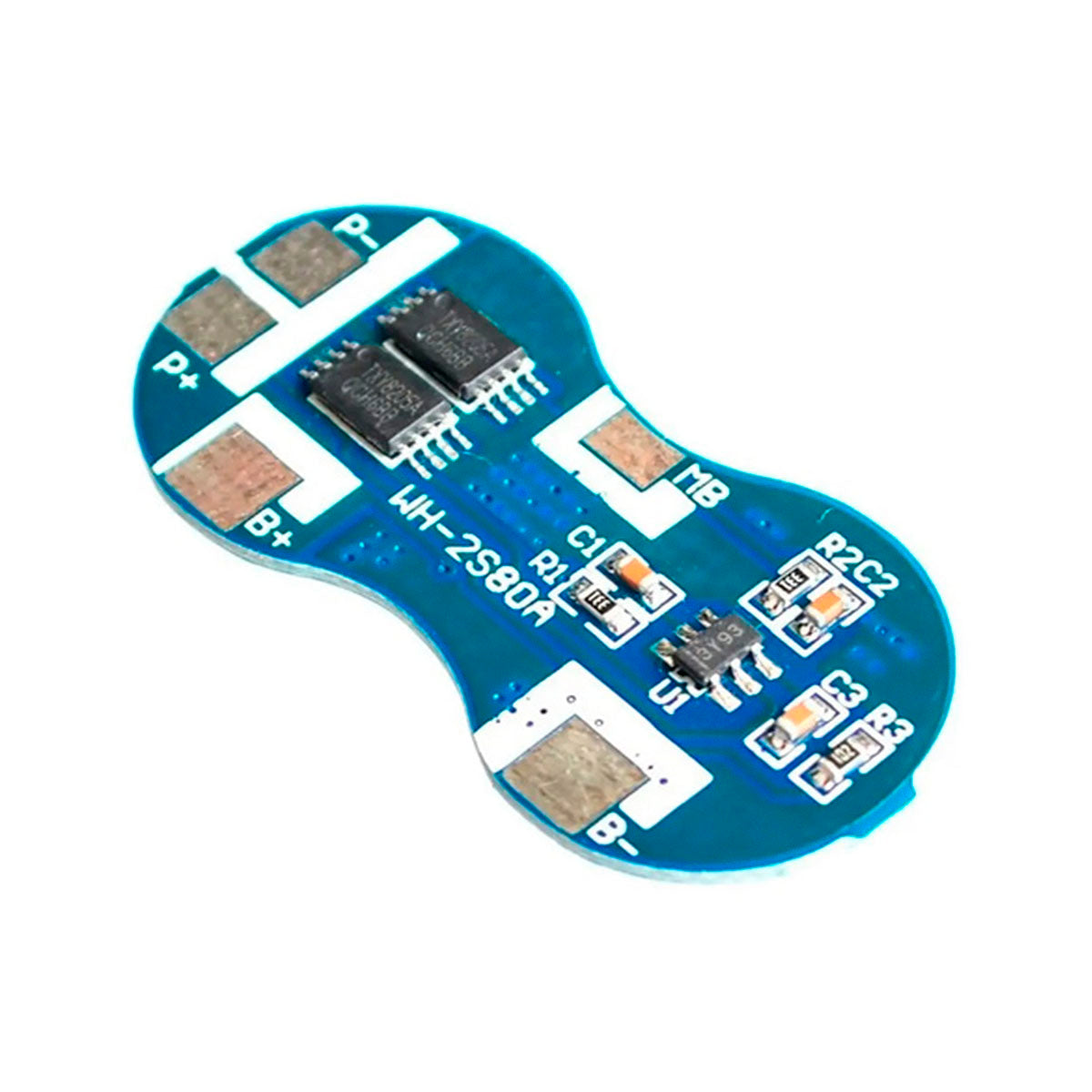 Módulo BMS Protección Batería Litio 2S 6A Celda 1860 WH-2S80