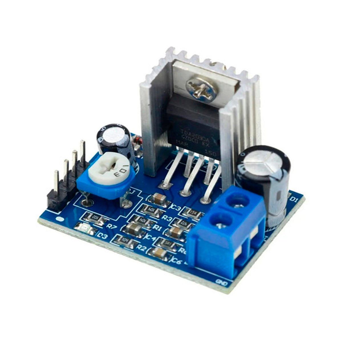 Módulo Amplificador Audio Tda2030 Mono 18watts 6-12 Vdc