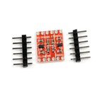 Módulo conversor de niveles lógicos 2 canales 5V a 3.3V