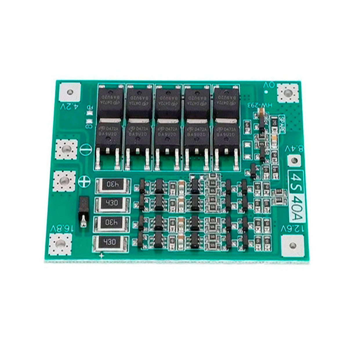 Módulo BMS 4S 40a Carga Protección Balanceo Baterías Litio