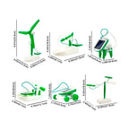 Kit Robot Solar Juguete  Didáctico 6 En 1 Para Armar