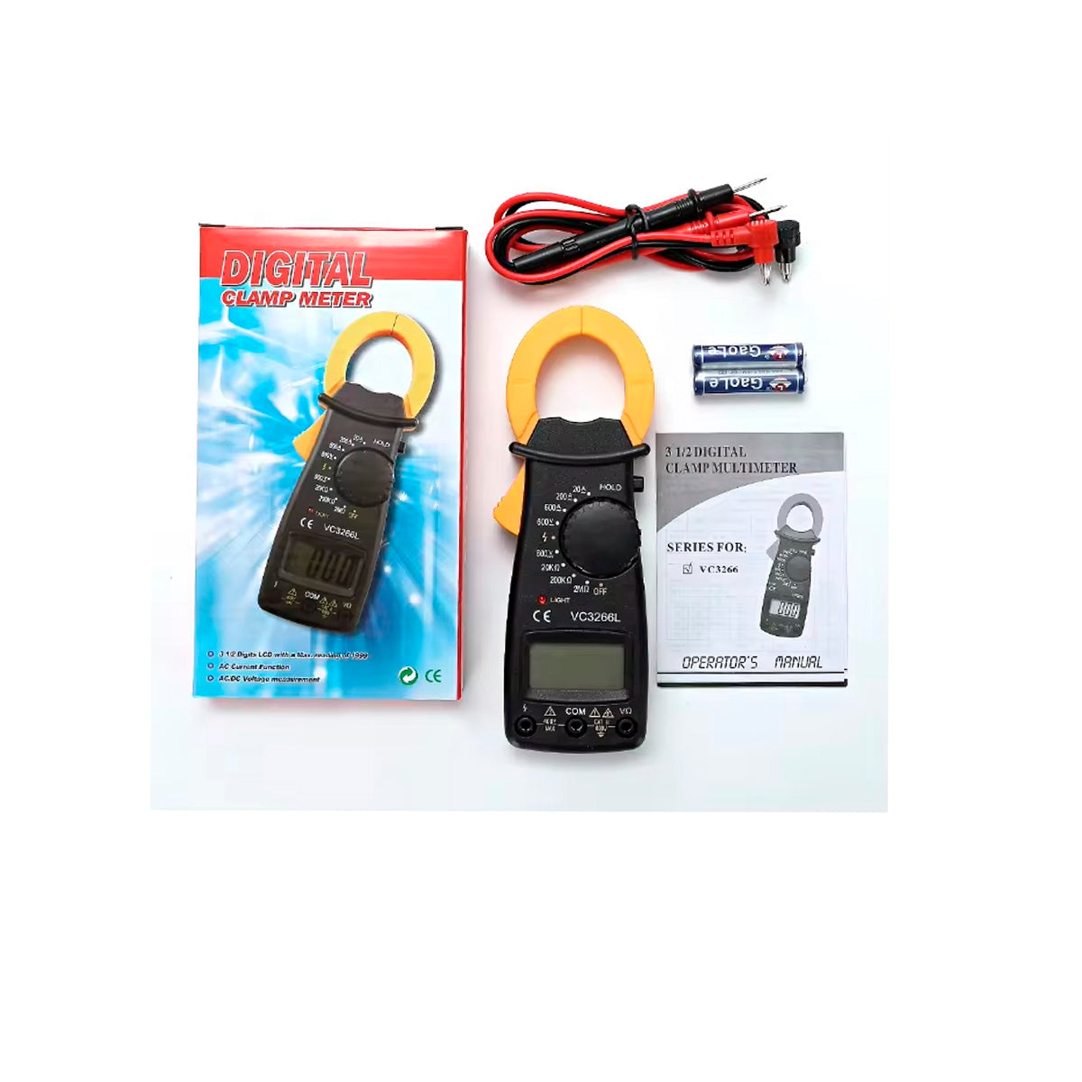Pinza Amperimétrica Digital VC3266L