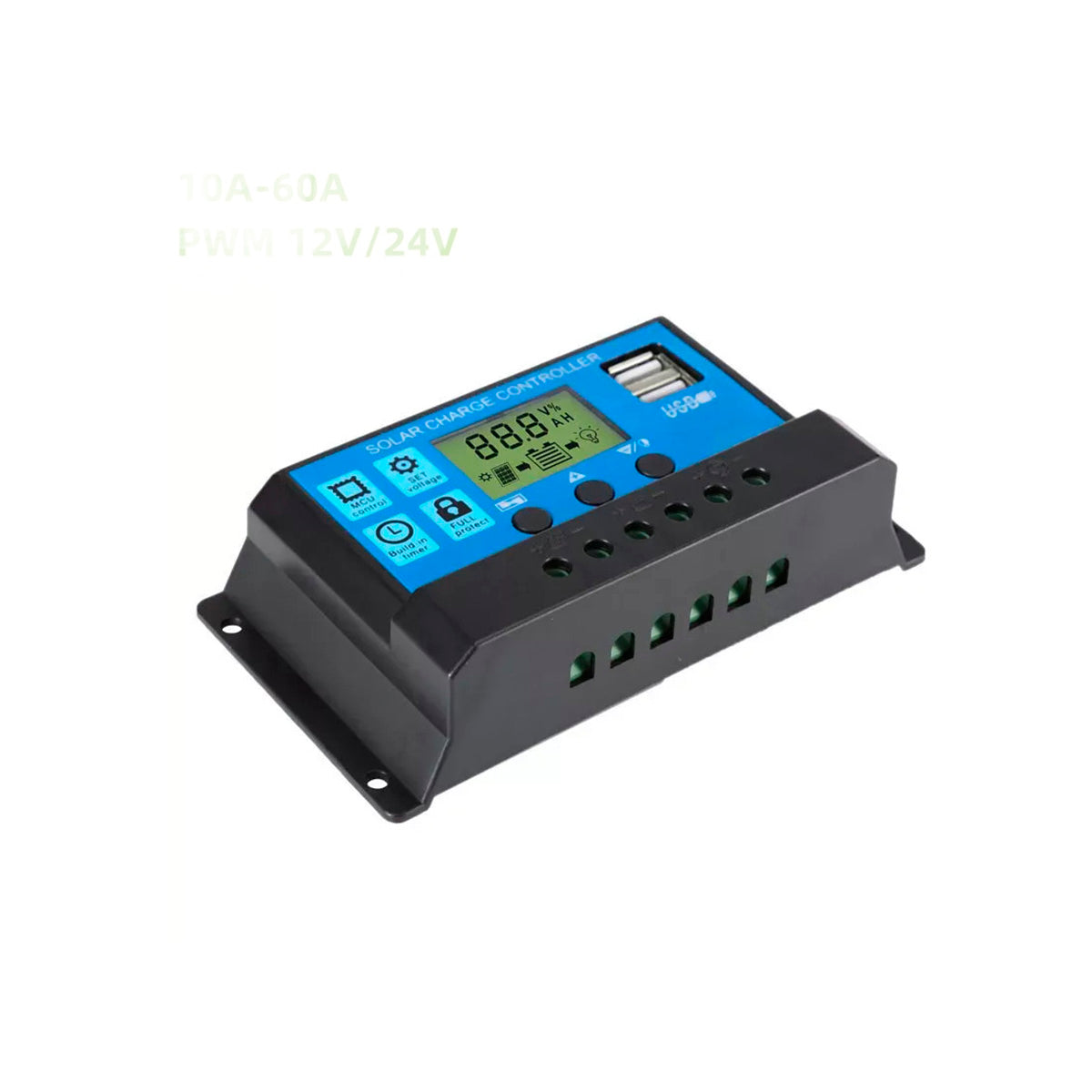 Controlador Carga Batería Regulador Solar Sy1024h 10a Pwm
