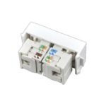 Módulo FP RJ45 x2 CAT 5E