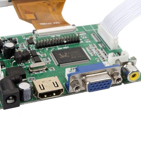 Modulo LCD 7" TFT Táctil 1080P HDMI + VGA + 2AV para Raspberry Pi