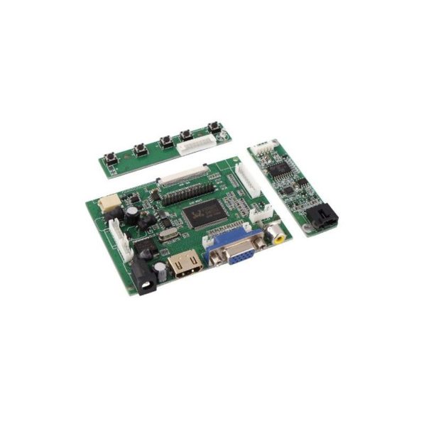 Modulo LCD 7" TFT Táctil 1080P HDMI + VGA + 2AV para Raspberry Pi