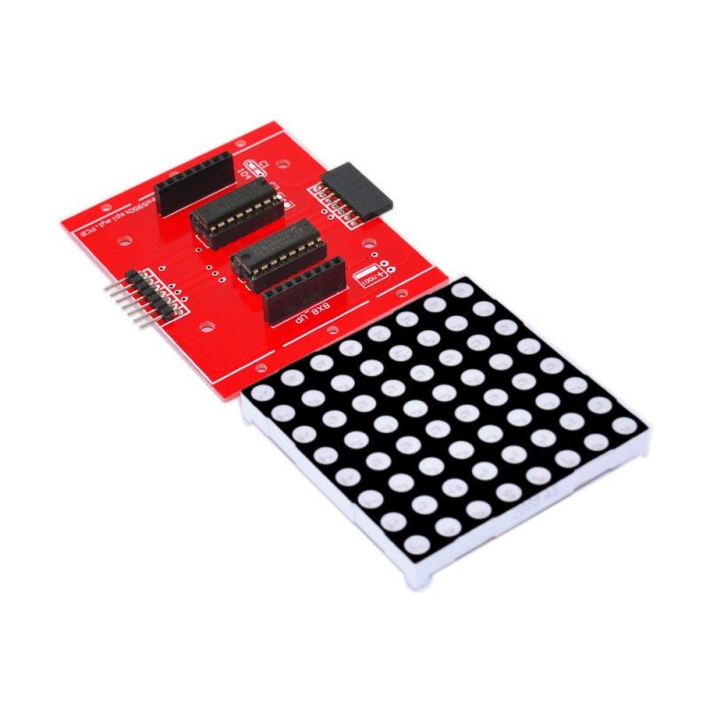 Modulo Matriz 8×8 LED Rojo 5mm con Controlador