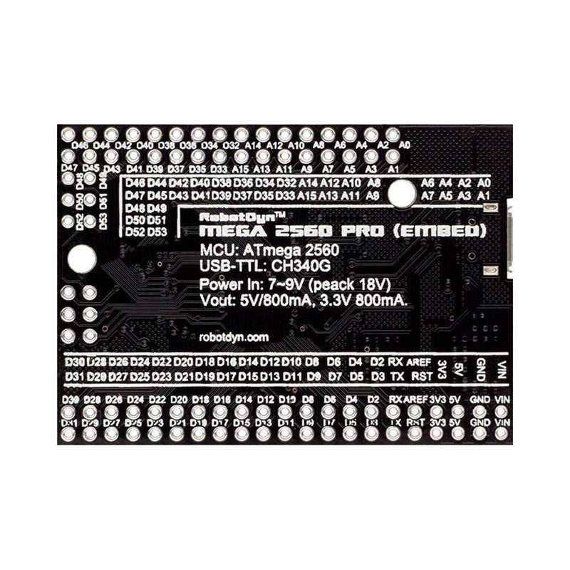 Arduino Mega Mini Pro Mcu Atmega2560 Usb Ch340 Tarjeta De Desarrollo ...