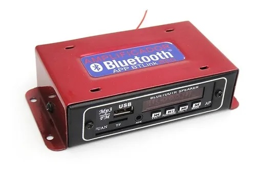 Modulo Mp3 Bluetooth Usb/sd/fm/aux 12v Control Remoto Y Pila