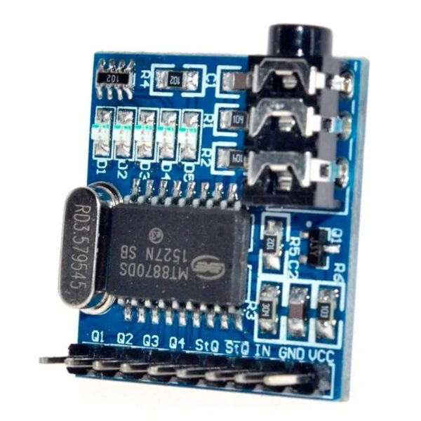 Módulo DTMF8870 decodificador audio