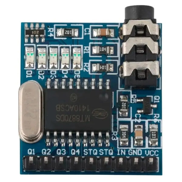 Módulo DTMF8870 decodificador audio
