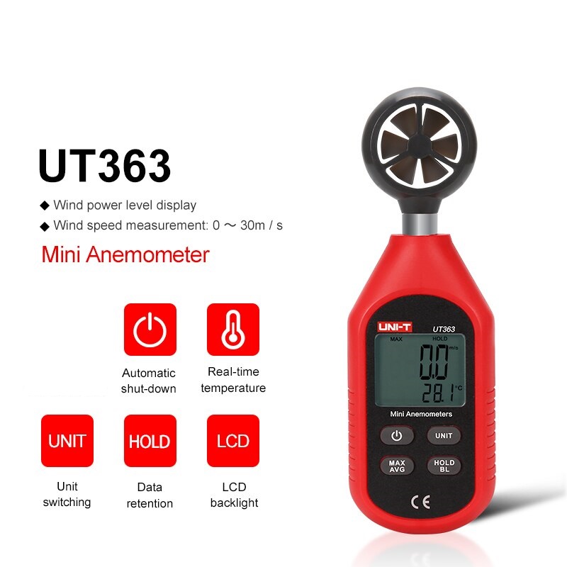 F11304-2 Mini Anemometro Unit UT363