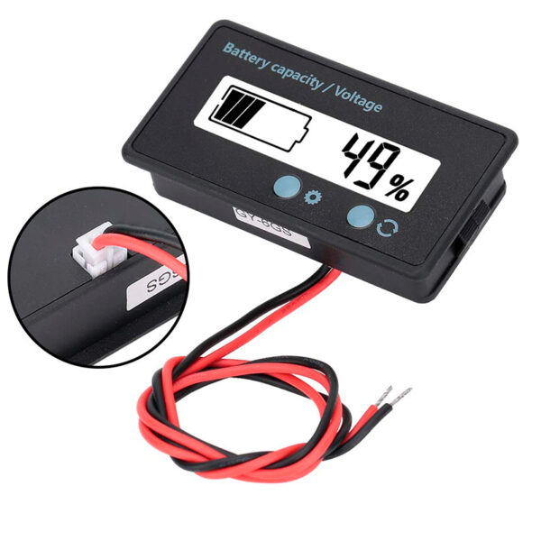 Panel Medidor Voltaje Capacidad