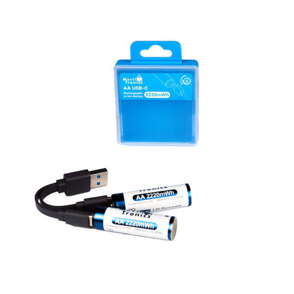 Batería AA recargable litio