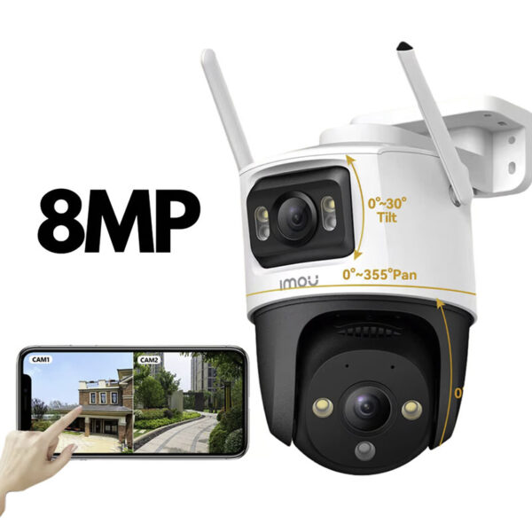 Cámara Cruiser Dual WiFi Full Color PT 8MP